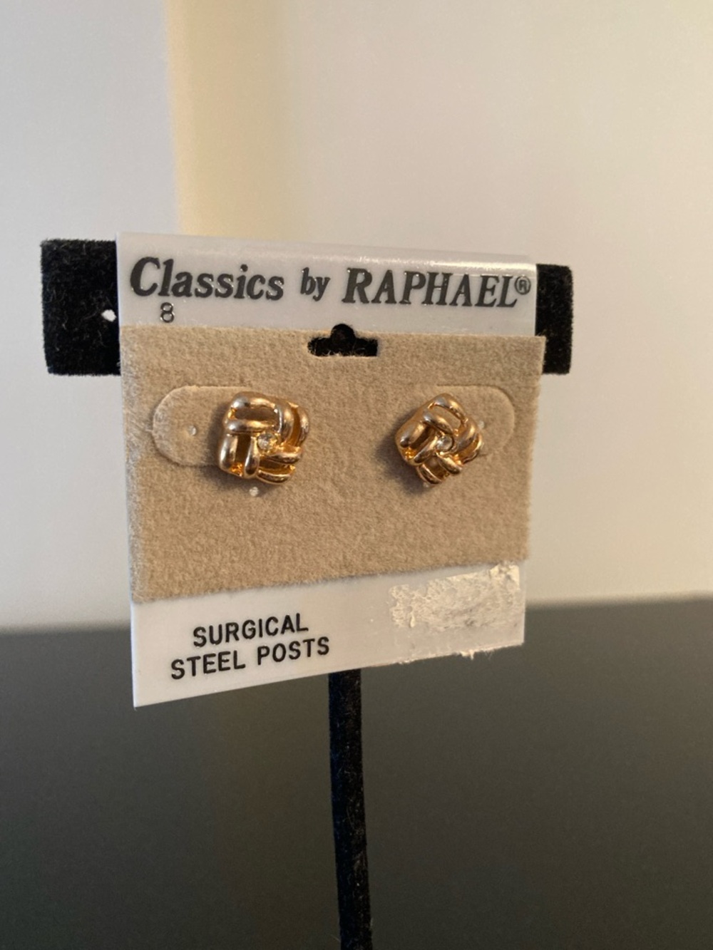 Classics by Raphael Gold Knot Stud Earrings